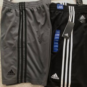 adidas Youth Short, 2-pack, Size L (14/16) NWT.